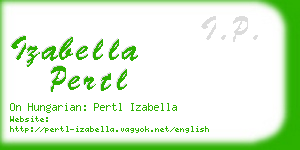 izabella pertl business card